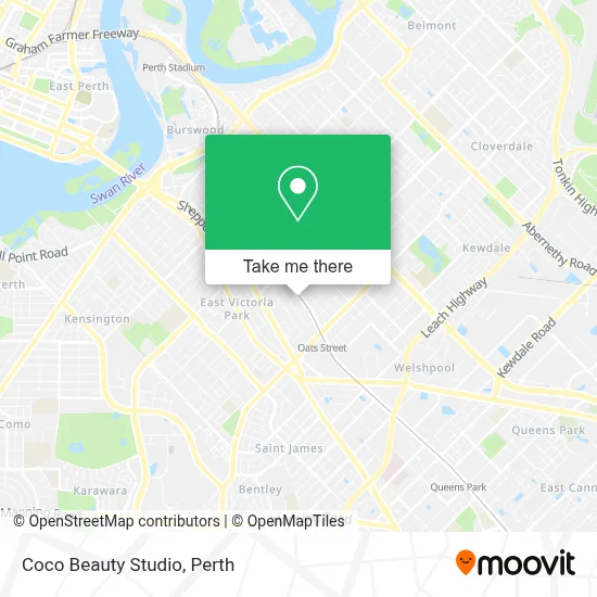 Mapa Coco Beauty Studio