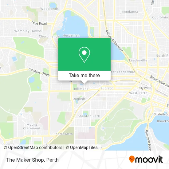 Mapa The Maker Shop