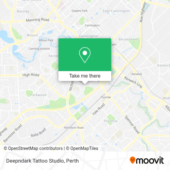 Mapa Deepndark Tattoo Studio