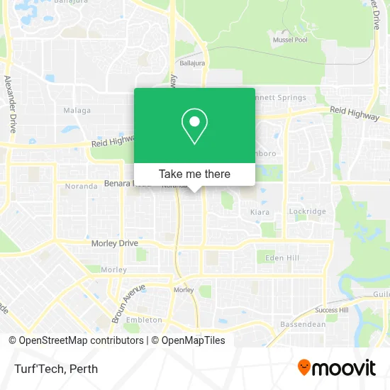 Mapa Turf'Tech