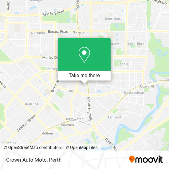 Mapa Crown Auto Moto