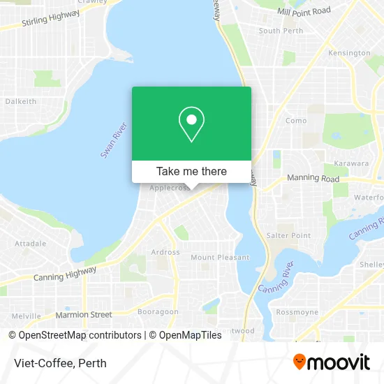 Mapa Viet-Coffee