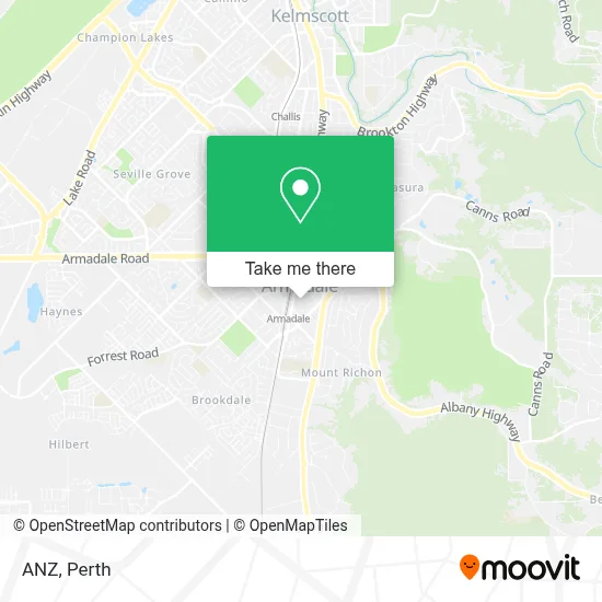 Mapa Anz