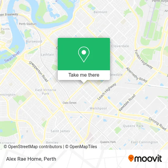 Mapa Alex Rae Home
