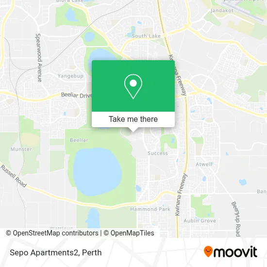 Mapa Sepo Apartments2