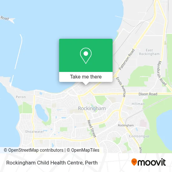 Mapa Rockingham Child Health Centre