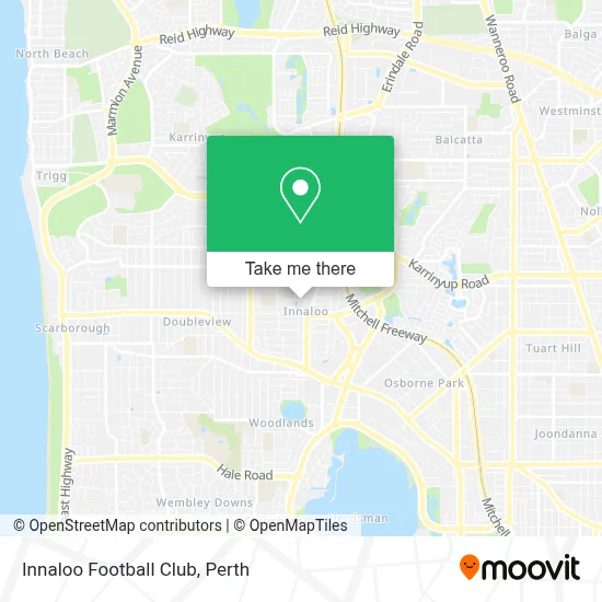 Mapa Innaloo Football Club
