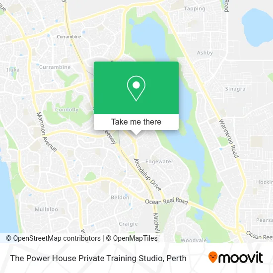 Mapa The Power House Private Training Studio