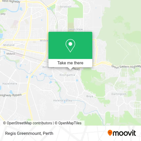 Mapa Regis Greenmount