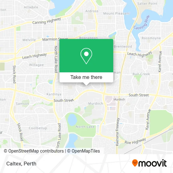 Caltex map