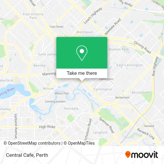 Mapa Cafe Central