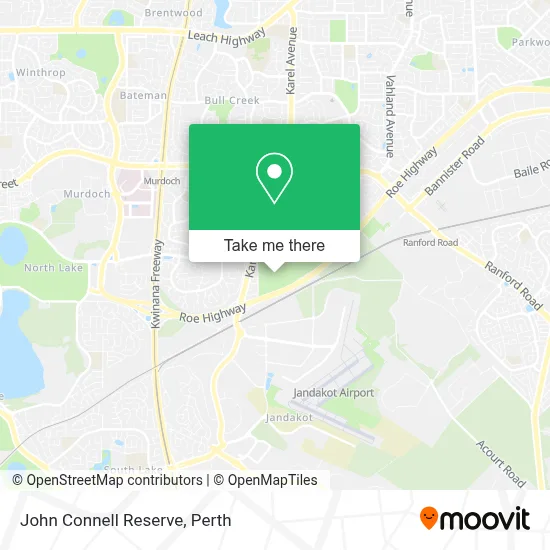 Mapa John Connell Reserve