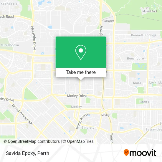 Mapa Savida Epoxy