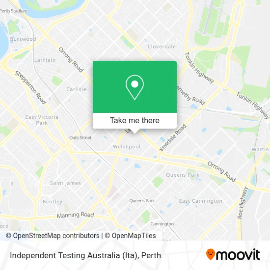 Mapa Independent Testing Australia (Ita)