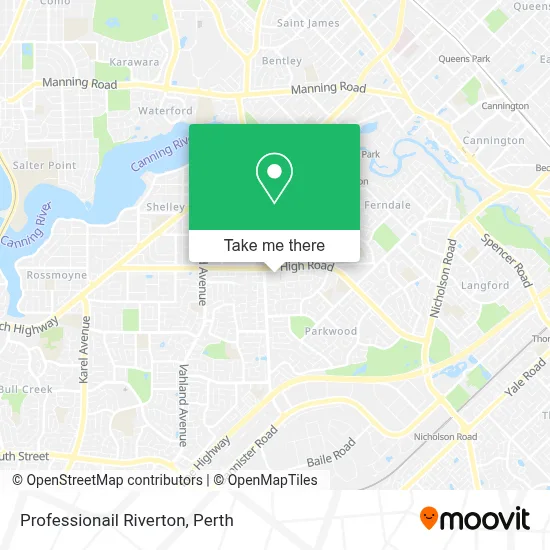 Mapa Professionail Riverton
