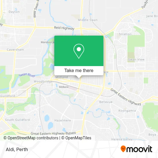 Mapa Aldi