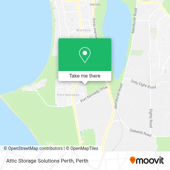 Attic Storage Solutions Perth map