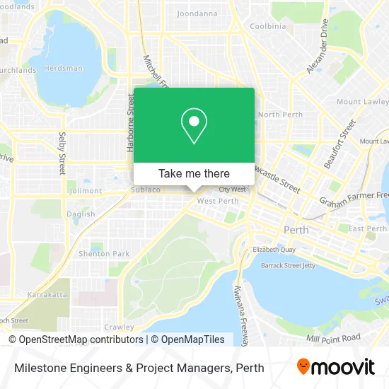 Mapa Milestone Engineers & Project Managers