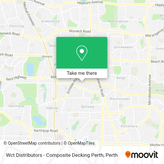 Mapa Wct Distributors - Composite Decking Perth
