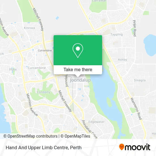 Mapa Hand And Upper Limb Centre