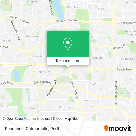 Mapa Reconnect Chiropractic