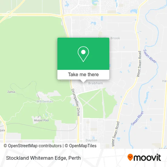 Mapa Stockland Whiteman Edge