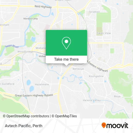 Avtech Pacific map