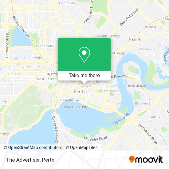 Mapa The Advertiser