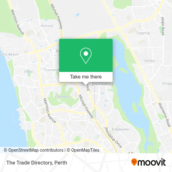 Mapa The Trade Directory