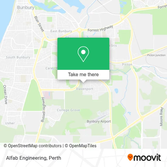 Alfab Engineering map