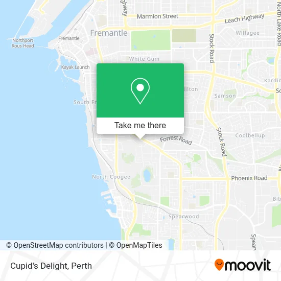 Mapa Cupid's Delight