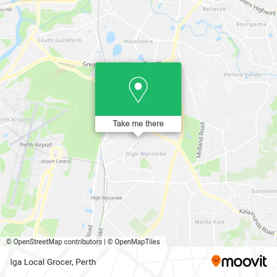 Mapa Iga Local Grocer