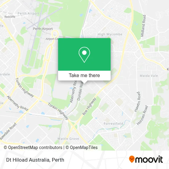 Mapa Dt Hiload Australia