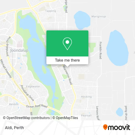 Mapa Aldi