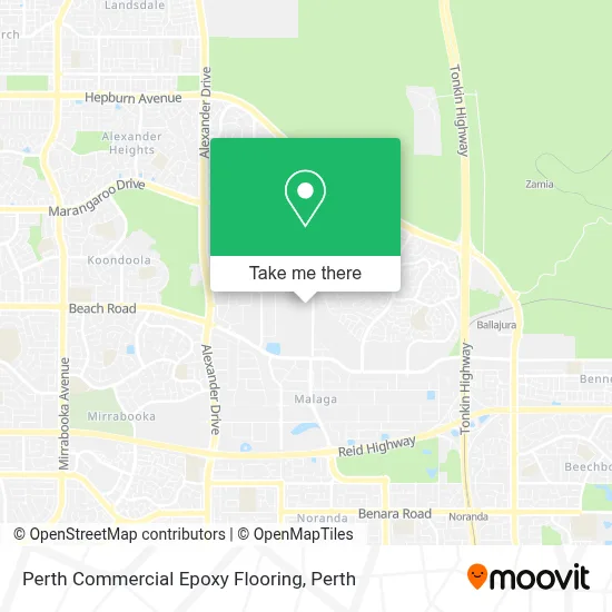 Mapa Perth Commercial Epoxy Flooring