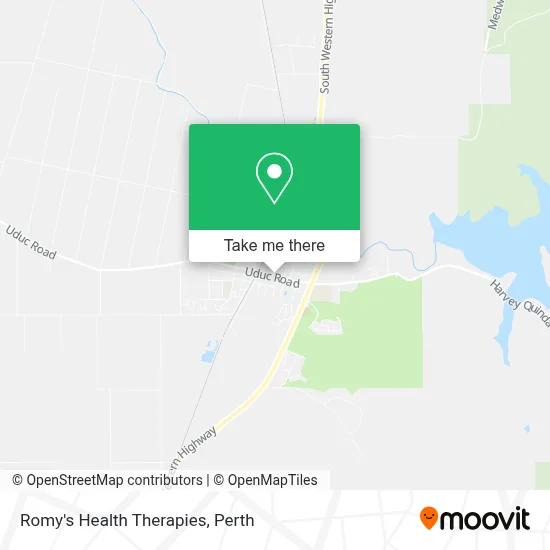 Romy's Health Therapies map