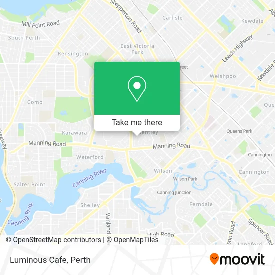 Mapa Luminous Cafe
