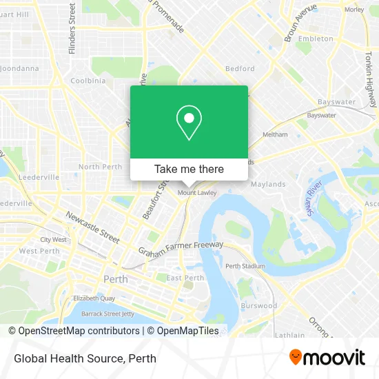 Global Health Source map