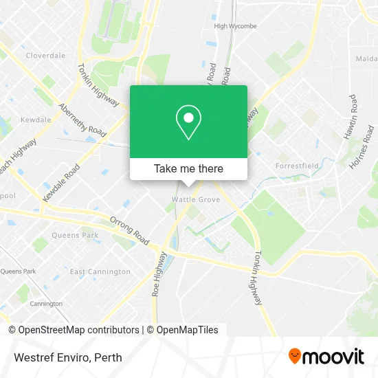 Mapa Westref Enviro