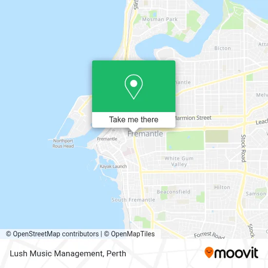 Mapa Lush Music Management