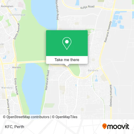 Mapa Kfc