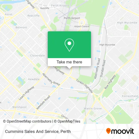 Mapa Cummins Sales And Service