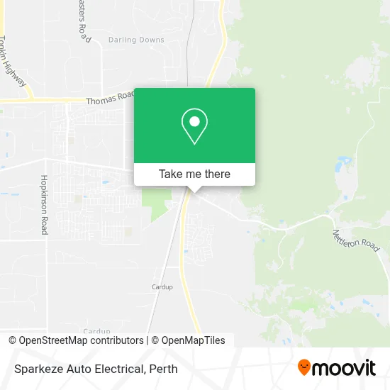 Mapa Sparkeze Auto Electrical