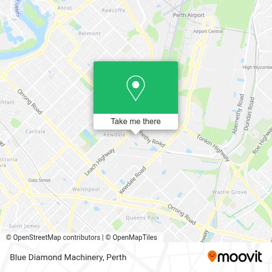 Mapa Blue Diamond Machinery