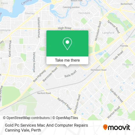 Mapa Gold Pc Services Mac And Computer Repairs Canning Vale