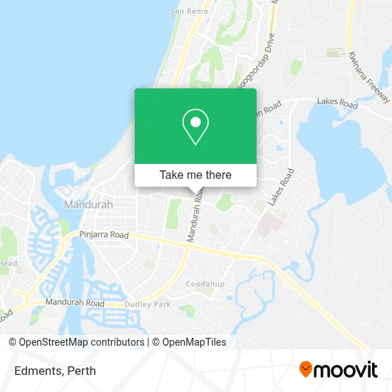 Mapa Edments