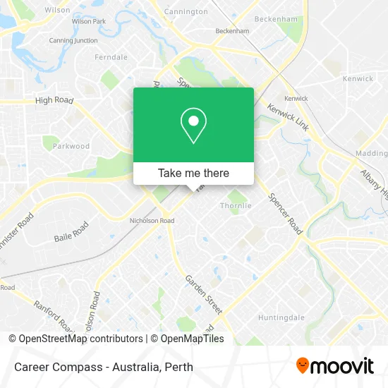 Mapa Career Compass - Australia