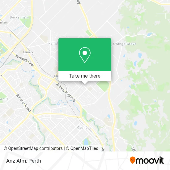 Mapa Anz Atm