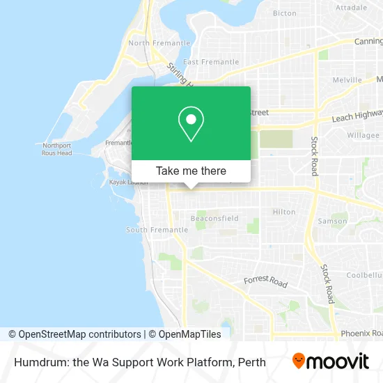 Mapa Humdrum: the Wa Support Work Platform