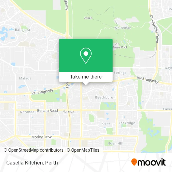 Casella Kitchen map